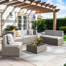 Axis 106.2" Classic Outdoor Sectional Set, 7-Piece