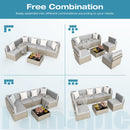 Axis 106.2" Classic Outdoor Sectional Set, 7-Piece
