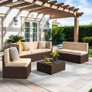 Axis 106.2" Classic Outdoor Sectional Set, 7-Piece