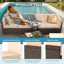Axis 106.2" Classic Outdoor Sectional Set, 7-Piece