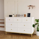 7-Drawer Dresser TV Stand for 65-Inch TVs