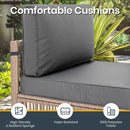Axis 104.8" Modern Outdoor Sectional Set, 7-Piece
