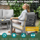 Corex HDPE Outdoor Sectional Sofa, 6-Piece