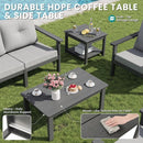 Corex HDPE Outdoor Sectional Sofa, 6-Piece