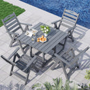 Corex HDPE Foldable Dining Set, 5-Piece