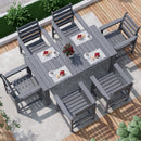 Corex HDPE Classic Dining Set,7-Piece