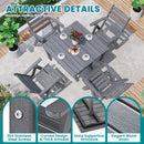 Corex HDPE Foldable Dining Set, 5-Piece