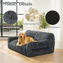 2-Seat Faux Fur Bean Bag Sofa