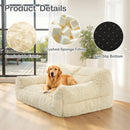 2-Seat Faux Fur Bean Bag Sofa