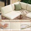 Axis 70.2" Boho Outdoor Sectional Set, 7-Piece