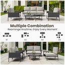 Axis Woven Rope Outdoor Sectional Set, 7-Piece