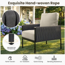 Axis Woven Rope Outdoor Sectional Set, 7-Piece