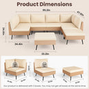 Axis 95.2" Coastal Outdoor Sectional Set, 8-Piece