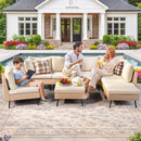 Axis 95.2" Coastal Outdoor Sectional Set, 8-Piece