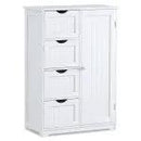 3-in-1 Bath & Storage Combo: Tall Cabinet Shower Bench & Buffet Sideboard by LJGDeals