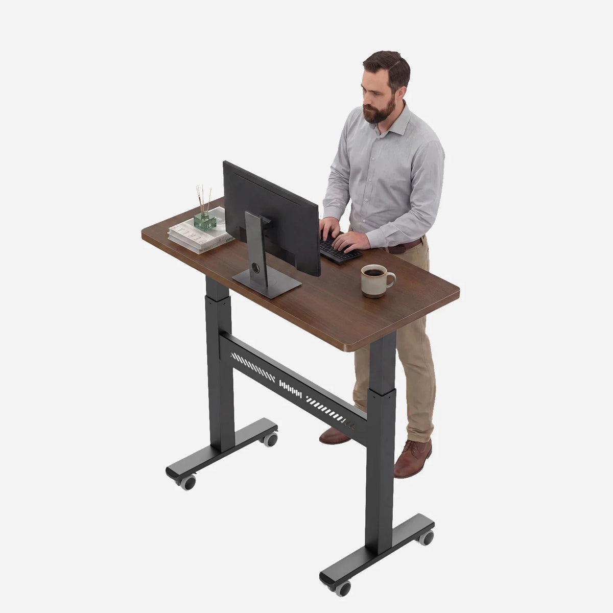 ETD3 Mobile Standing Desk , installed in a room
