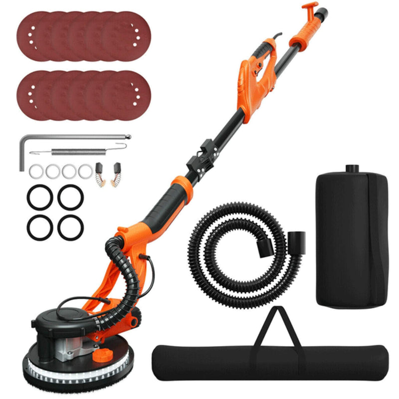 Professional Electric Drywall Ceiling Pole Sander W/ Vacuum, 750W (SAK97855)