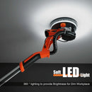 Professional Electric Drywall Ceiling Pole Sander W/ Vacuum, 750W (SAK97855)