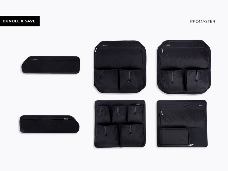 Ram Promaster Rear Door Storage Panels Bundle (Upper, Middle & Lower)