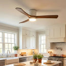 Propeller Style Wooden Ceiling Fan Light
