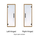 Prosaunas 24X73 Thermo-Aspen Prehung Clear Glass Sauna Door (SAK17254)