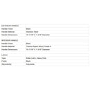 Prosaunas 36X81 Thermo-Aspen Clear ADA Glass Sauna Door (SAK75841)
