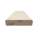 Prosaunas Aspen 1X4 S4SEE SHP Sauna Bench Wood With Smooth 4 Sides Eased Edges [Untreated] (SAK67392)