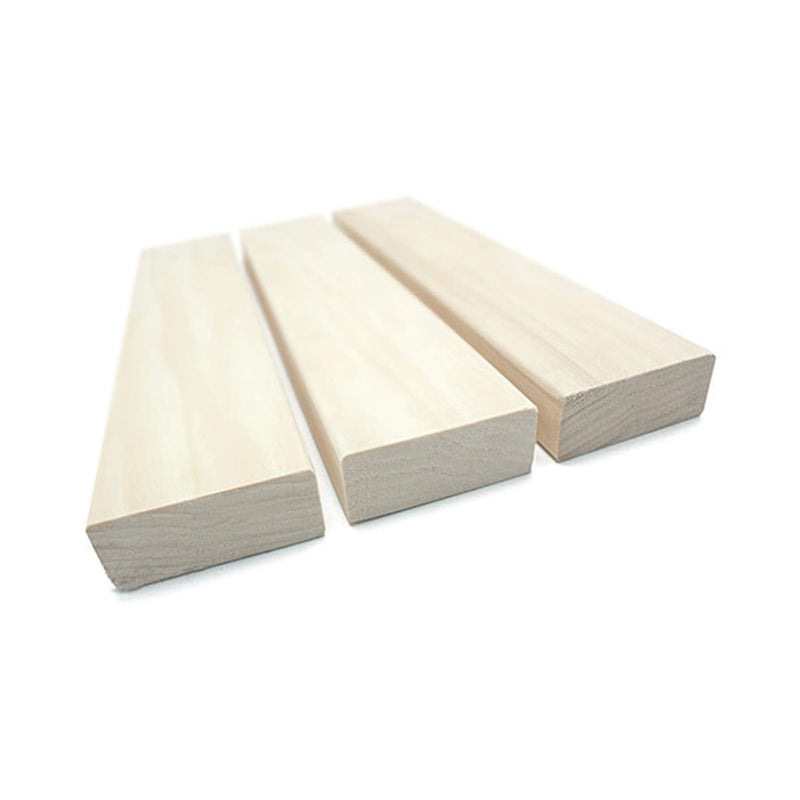 Prosaunas Aspen 2X3 S4SEE SHP Sauna Bench Wood With Smooth 4 Sides Eased Edges [Untreated] (SAK47682)