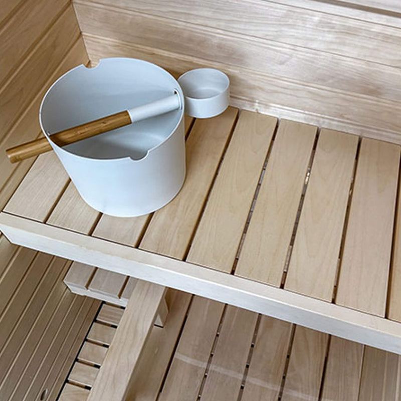 Prosaunas Aspen 2X3 S4SEE SHP Sauna Bench Wood With Smooth 4 Sides Eased Edges [Untreated] (SAK47682)