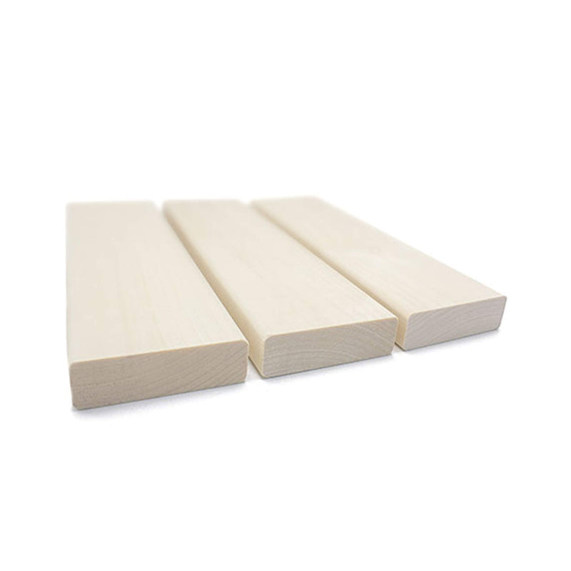 Prosaunas Aspen 2X4 S4SEE SHP Sauna Bench Wood With Smooth 4 Sides Eased Edges [Untreated] (SAK36780)