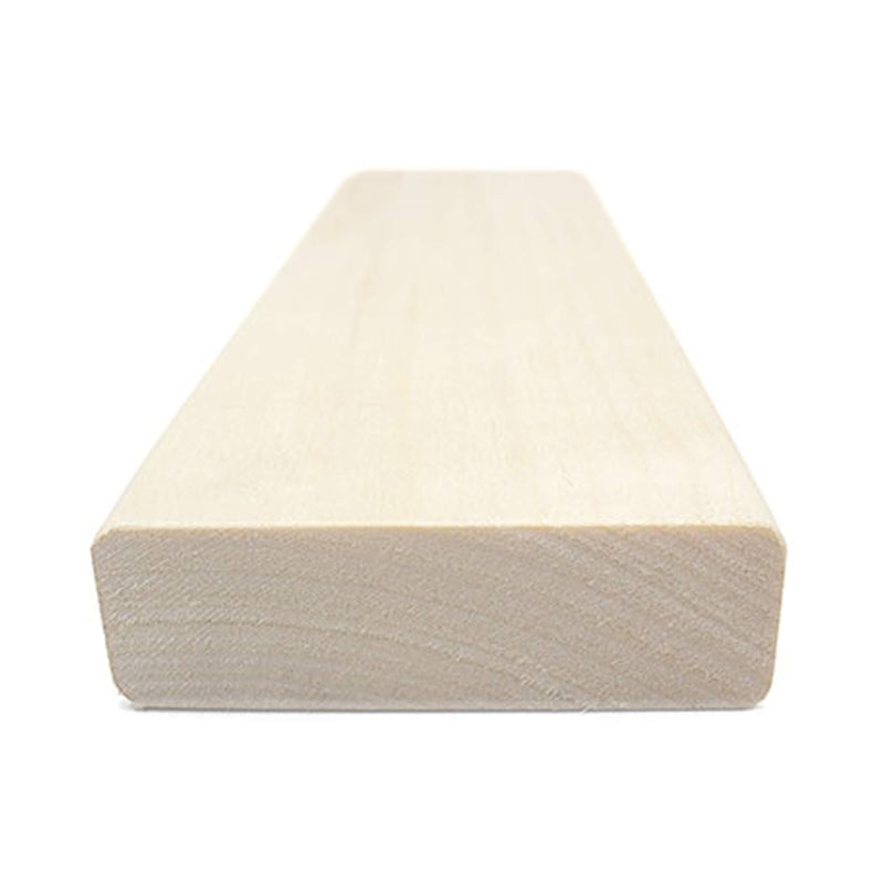 Prosaunas Aspen 2X4 S4SEE SHP Sauna Bench Wood With Smooth 4 Sides Eased Edges [Untreated] (SAK36780)