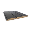 Prosaunas Aspen Midnight Black 1X4 T&G STS4 Sauna Wall Wood [Wax-Coated] (SAK57186)