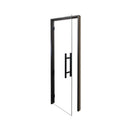 Prosaunas 24X81 Black Alder Clear Glass Sauna Door (SAK38670)