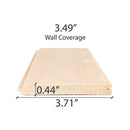 Prosaunas Hemlock 1/2X4 Vertical Grain T&G V2E Sauna Wall Wood [WOOD735] (SAK64039)