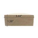 Prosaunas Hemlock 2X4 VG S4SEE Sauna Bench Wood [Untreated] (SAK29172)