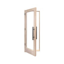 Prosaunas 25.5X81.5 Prehung Solid Wood Douglas Fir Sauna Door With Dual-Pane Insulated Glass (SAK25184)