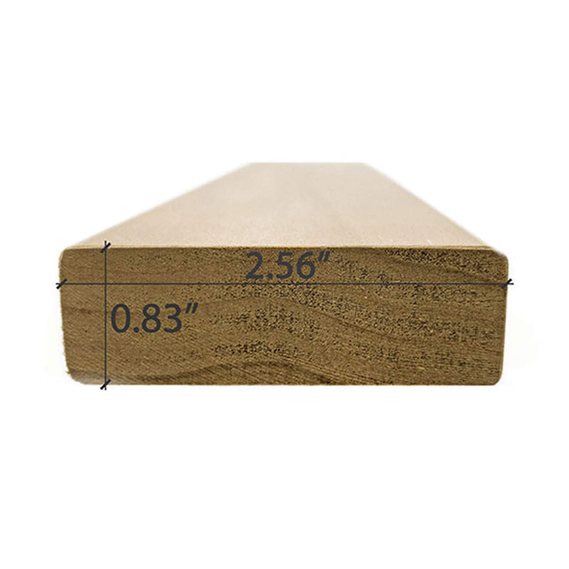 Prosaunas Thermo-Aspen 1X3 S4SEE SHP Sauna Bench Wood (SAK93486)