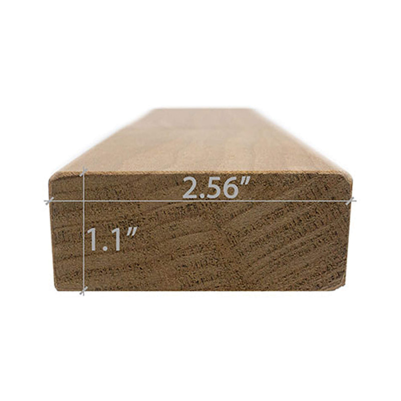 Prosaunas Thermo-Aspen 2X3 S4SEE SHP Sauna Bench Wood (SAK96843)