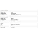 Prosaunas 36X81 Thermo-Aspen Tinted Prehung ADA Glass Sauna Door (SAK15283)