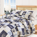 Caspian Collection Coastal Patchwork Quilt Set by Great Bay Home