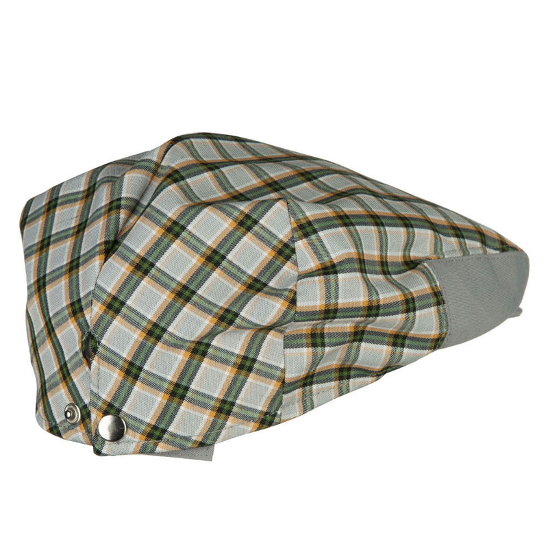 Men's Plaid Snap Button Ivy Cap