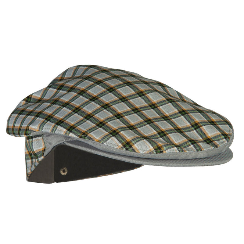 Men's Plaid Snap Button Ivy Cap