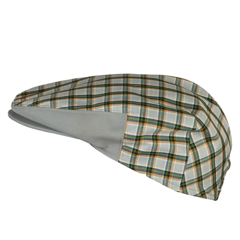 Men's Plaid Snap Button Ivy Cap
