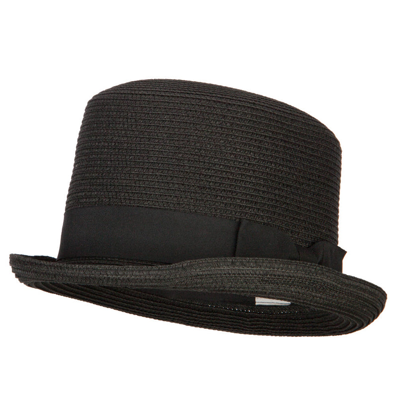 Paper Straw Fedora Top Hat
