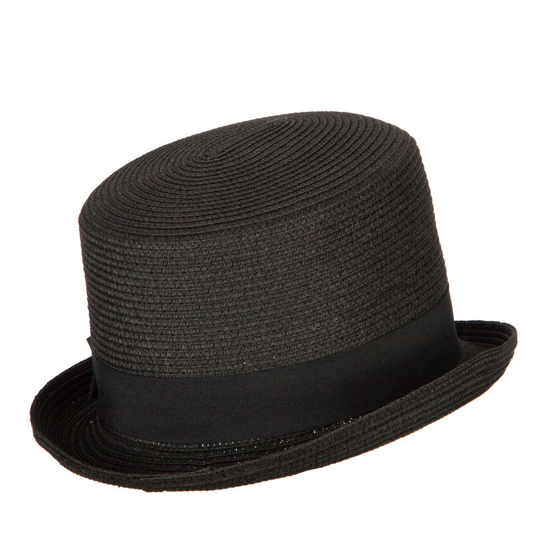 Paper Straw Fedora Top Hat
