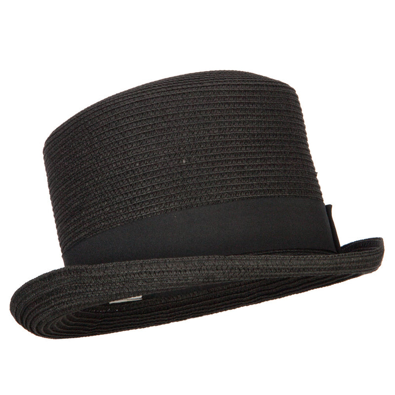 Paper Straw Fedora Top Hat