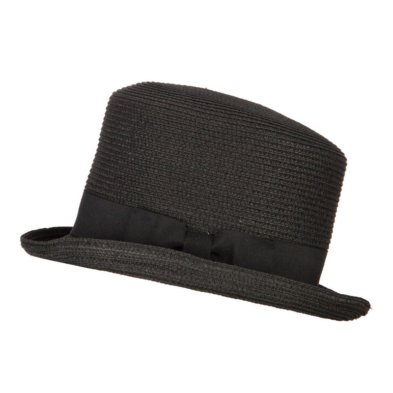 Paper Straw Fedora Top Hat