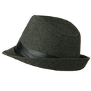 Fedora with Pleated Satin Band