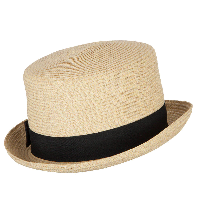 Paper Straw Fedora Top Hat