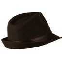 Fedora with Pleated Satin Band